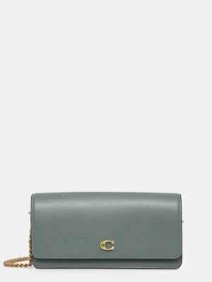 Coach torebka kolor zielony CW586