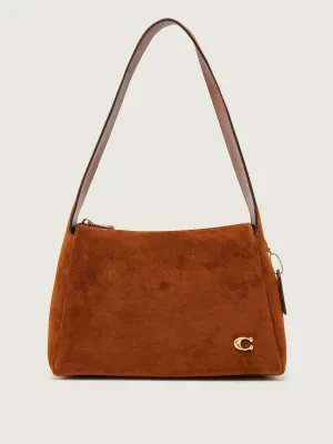 Coach Torebka na ramię LOLA | zamsz