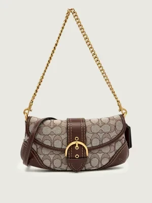 Coach Torebka na ramię Soho 25 | z dodatkiem skóry
