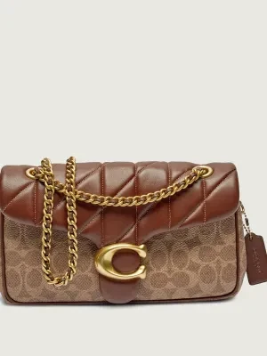 Coach Torebka na ramię TABBY | z dodatkiem skóry