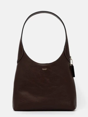 Coach torebka skórzana Brooklyn Shoulder Bag 28 brązowy