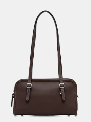 Coach torebka skórzana Glovetanned leather swing kolor brązowy CM565