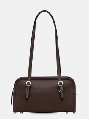 Coach torebka skórzana Glovetanned leather swing kolor brązowy CM565