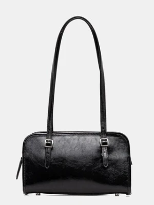 Coach torebka skórzana Swing Zip Bag kolor czarny CAO34