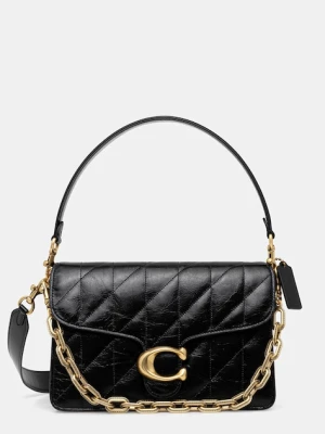 Coach torebka skórzana Tabby kolor czarny CAF55