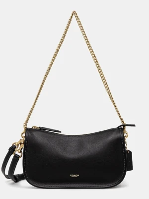 Coach torebka skórzana Waverly kolor czarny CCC36