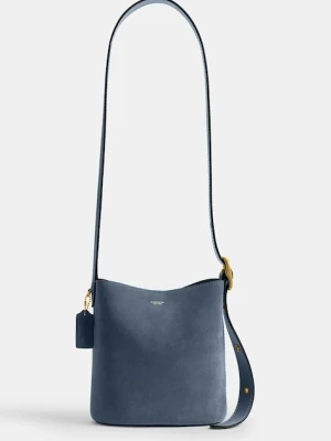 Coach torebka zamszowa Suede Bleecker Bucket 21