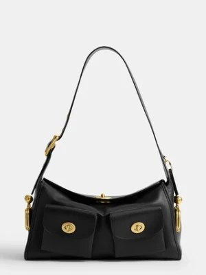 Coach Turnlock Haversack Bag torebka hobo damska skórzana