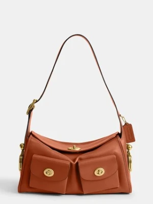 Coach Turnlock Haversack Bag torebka hobo damska skórzana