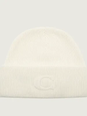 Coach Wełniana czapka EMBOSSED C