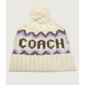 Coach Wełniana czapka FAIR ISLE