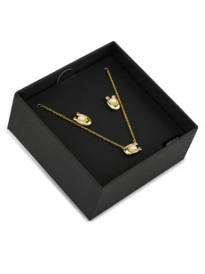 Coach Zestaw naszyjnik i kolczyki 37473741GLD107 Złoty