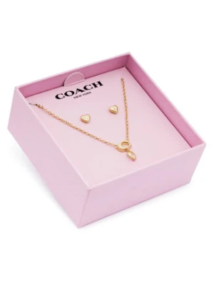 Coach Zestaw naszyjnik i kolczyki 37571285 Złoty