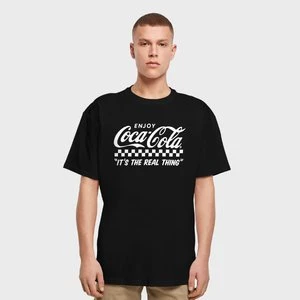 Coca Cola Enjoy Coke Oversize Tee, markiUpscale by Mister Tee, T-Shirty i Polo, w kolorze czarny, rozmiar: