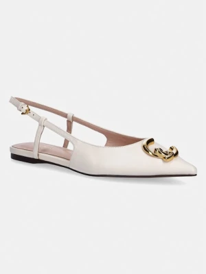 Coccinelle baleriny skórzane