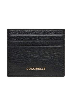 Coccinelle Etui na karty kredytowe MW5 Metallic Soft E2 MW5 12 95 01 Czarny