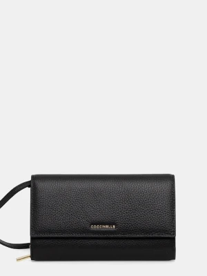 Coccinelle kopertówka skórzana kolor czarny E2 MW5 18 28 01