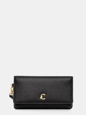 Coccinelle kopertówka skórzana kolor czarny E5 SSL 19 03 01