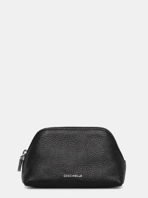 Coccinelle kosmetyczka skórzana kolor czarny E5.TMF.25.02.01