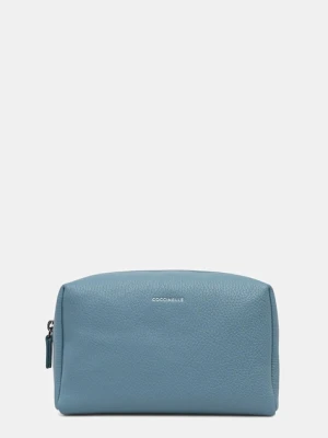 Coccinelle kosmetyczka skórzana MAN SOFT kolor turkusowy E5 MUK 95 G0 01