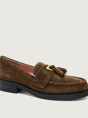 Coccinelle Loafersy Coccinelle Beat | zamsz khaki