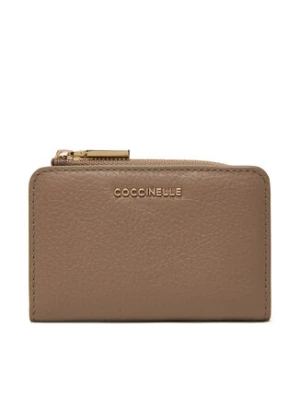 Coccinelle Mały Portfel Damski MW5 Metallic Soft E2 MW5 17 01 01 Brązowy