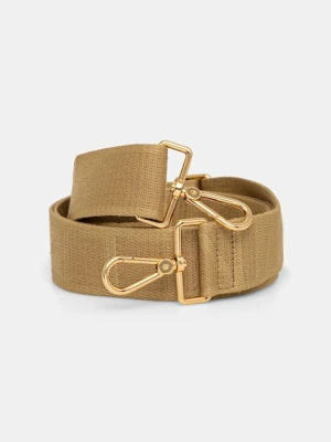 Coccinelle pasek do torebki kolor zielony