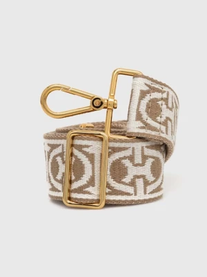 Coccinelle pasek do torebki NASTRO MONOGRAM kolor beżowy E3 M20 68 25 21
