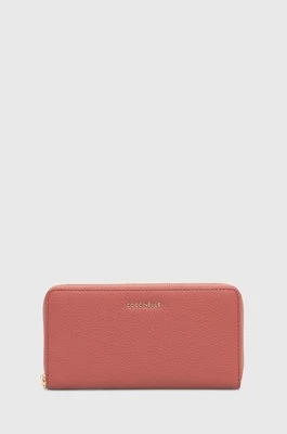 Coccinelle portfel damski kolor różowy