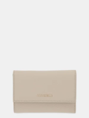 Coccinelle portfel skórzany damski kolor beżowy E2 MW5 11 66 01