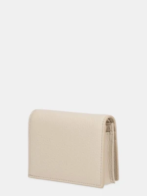 Coccinelle portfel skórzany damski kolor beżowy E2 MW5 17 21 01