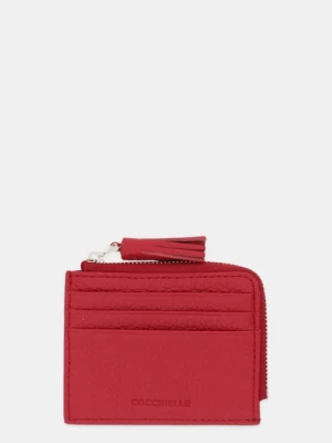 Coccinelle portfel skórzany damski kolor czerwony E2 MU0 12 89 01