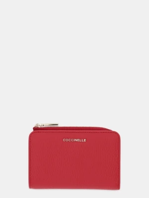 Coccinelle portfel skórzany damski kolor czerwony E2 MW5 11 D1 01