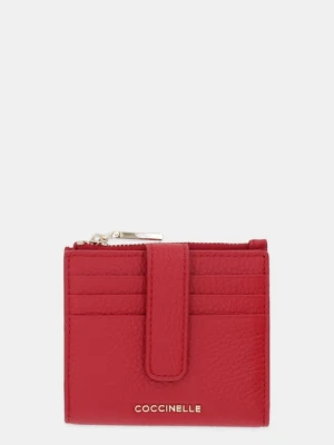 Coccinelle portfel skórzany damski kolor czerwony E2 MW5 11 F7 01