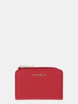 Coccinelle portfel skórzany damski kolor czerwony E2 MW5 17 01 01