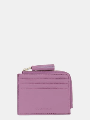 Coccinelle portfel skórzany damski kolor fioletowy E2 MU0 12 89 01