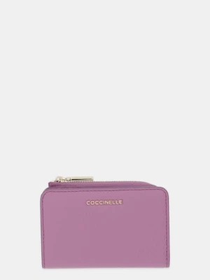 Coccinelle portfel skórzany damski kolor fioletowy E2 MW5 17 01 01