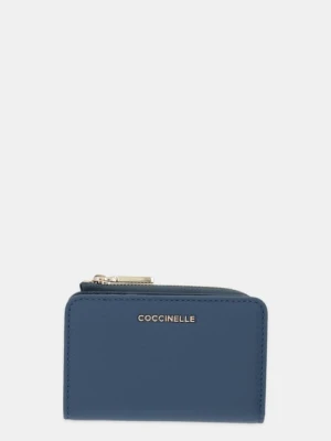 Coccinelle portfel skórzany damski kolor niebieski E2 MW5 17 01 01