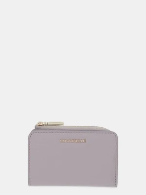 Coccinelle portfel skórzany damski kolor szary E2 MW5 17 01 01