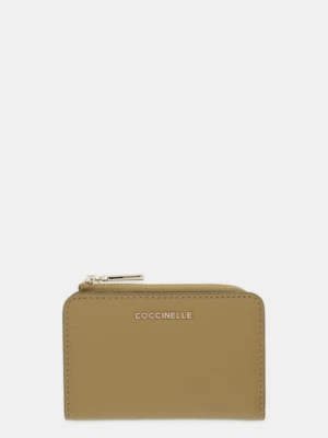 Coccinelle portfel skórzany damski kolor zielony E2 MW5 17 01 01