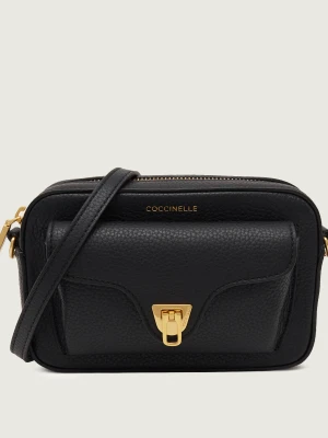 Coccinelle Skórzana listonoszka Coccinelle Beat Soft czarny