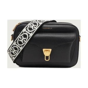 Coccinelle Skórzana listonoszka Beat Soft Ribb