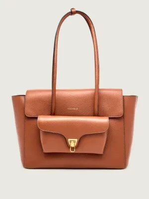 Coccinelle Skórzana shopperka 4w1 DOUBLE BEAT