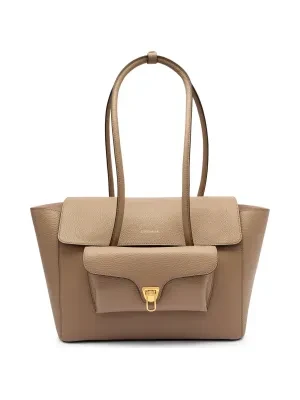Coccinelle Skórzana shopperka 4w1 DOUBLE BEAT