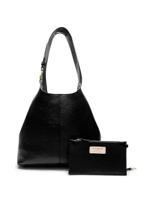 Coccinelle Skórzana shopperka + saszetka C-EASY