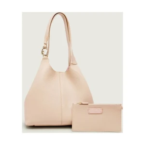 Coccinelle Skórzana shopperka + saszetka C-EASY