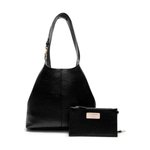 Coccinelle Skórzana shopperka + saszetka C-EASY