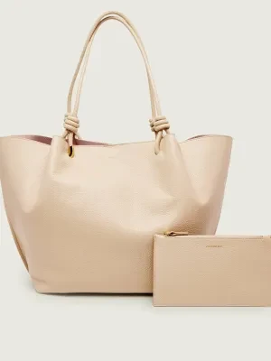 Coccinelle Skórzana shopperka + saszetka FINN