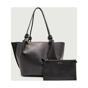 Coccinelle Skórzana shopperka + saszetka FINN