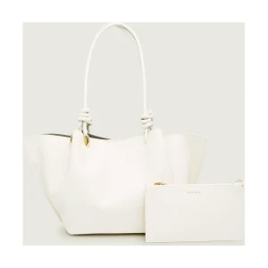 Coccinelle Skórzana shopperka + saszetka FINN